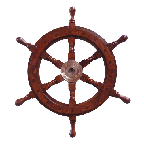 STEERING WHEEL AND SHIP BELLS